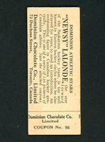 1925 Dominion Chocolate #95 Newsy Lalonde Fair-Good