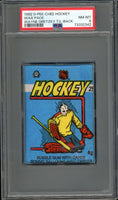 1982 O-Pee-Chee Wax Pack Gretzky Team Leader Showing Psa 8